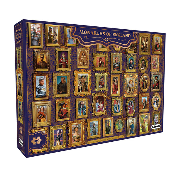 Gibsons Monarchs of England Puslespil 1000 stk
