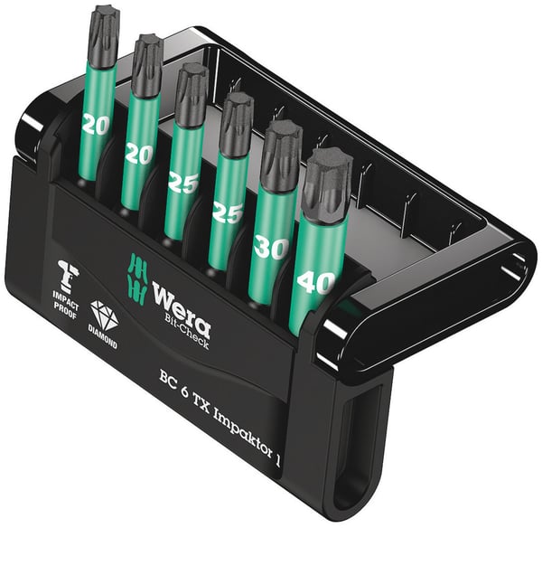 Wera Bit-Check stjärnskruvmejselborr 6 styck Wera Bit-Check stjärnskruvmejselborr 6 styck