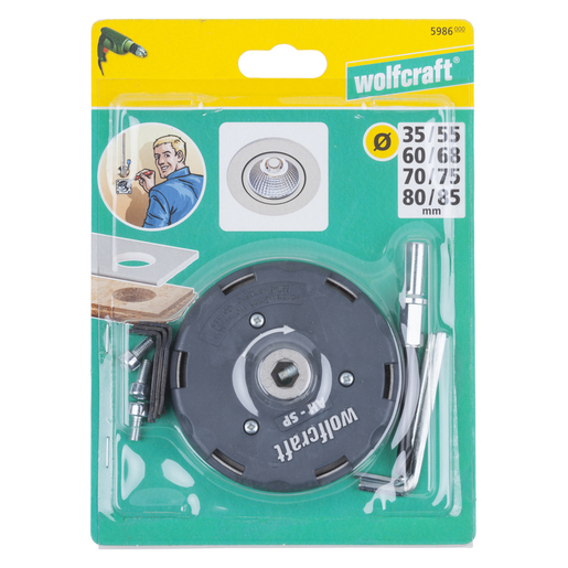 wolfcraft GmbH 5986000 borr Hålsågsborr 1 styck