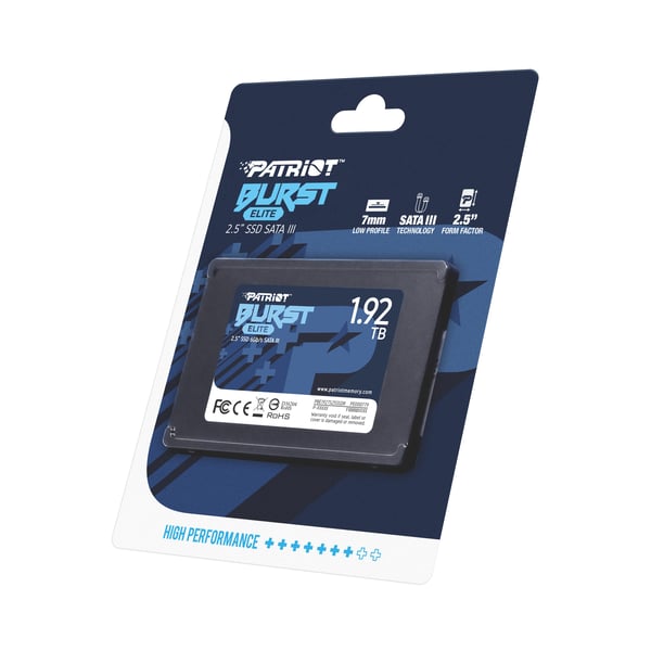 Pikkukuva 5 / 8: Patriot Memory Burst Elite 1,92 TB 2.5" Serial ATA III