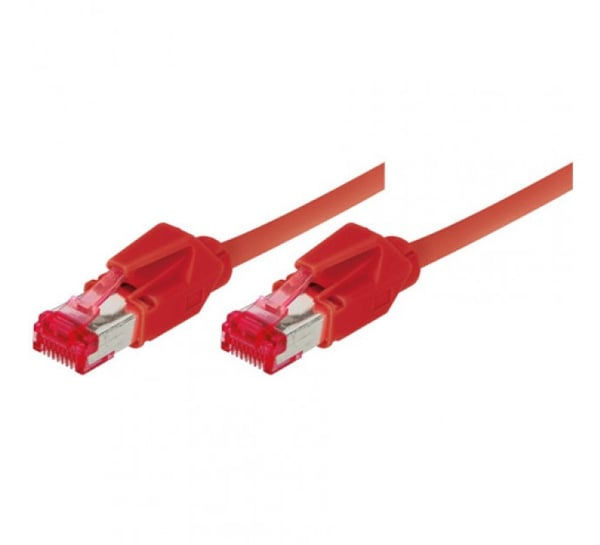 Tecline 77910R netværkskabel Rød 10 m Cat6a S/FTP (S-STP) Rund