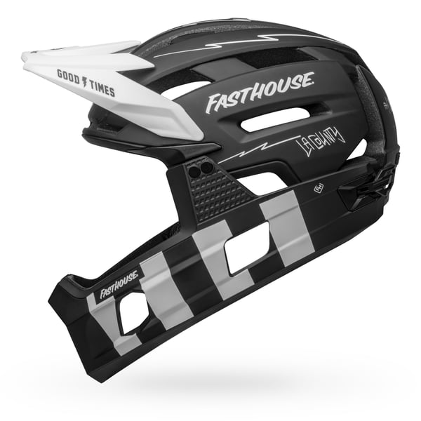 Bell Helmets Super Air R Spherical Musta, Valkoinen