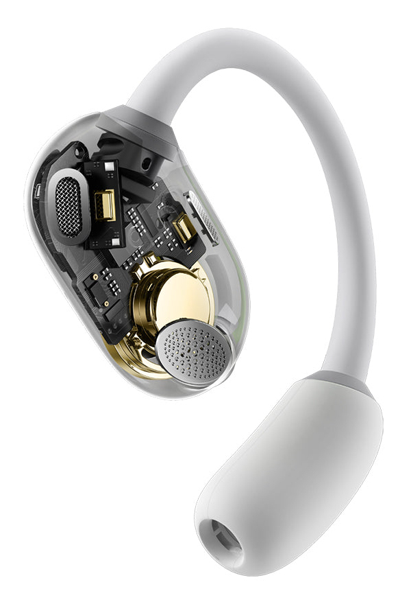 Pikkukuva 4 / 8: Baseus Eli Sport 1 Kuulokkeet True Wireless Stereo (TWS) Ear-hook, Avoin korva (open-ear) Puhelut/Musiikki USB Type-C Bluetooth Valkoinen