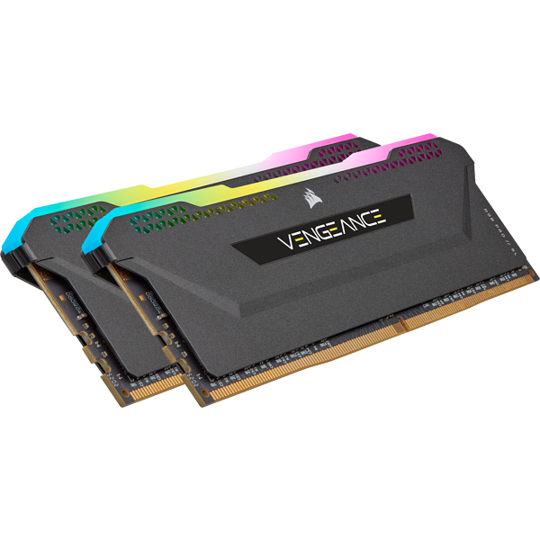 Miniatyrbillede 1 af 7: Corsair Vengeance RGB Pro hukommelsesmodul 32 GB 2 x 16 GB DDR4 288-pin DIMM