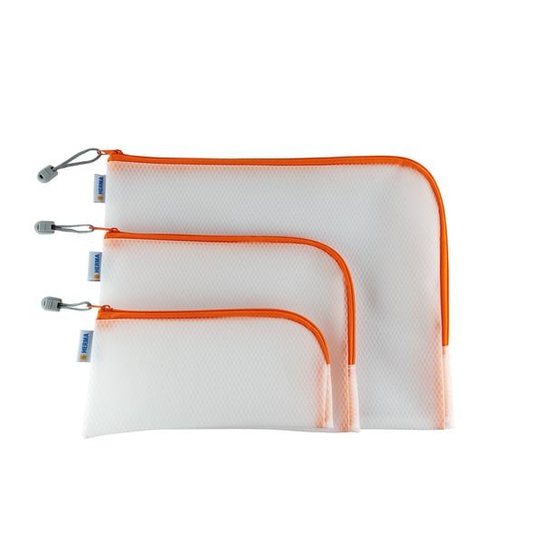 HERMA 20018 pennfodral Hårt pennfodral EVA (Ethylene Vinyl Acetate) Orange, Transparent
