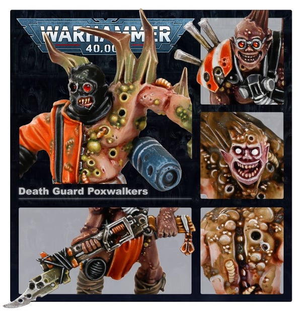 Miniatyrbild 4 av 5: Games Workshop Poxwalkers