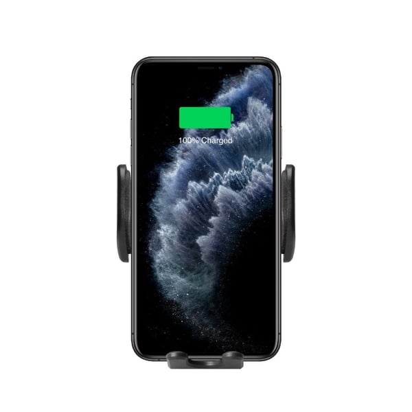 Miniatyrbillede 2 af 4: SBS Automatic Car Holder with QI Fast Charger 15W Aktiv holder Mobiltelefon/Smartphone Sort