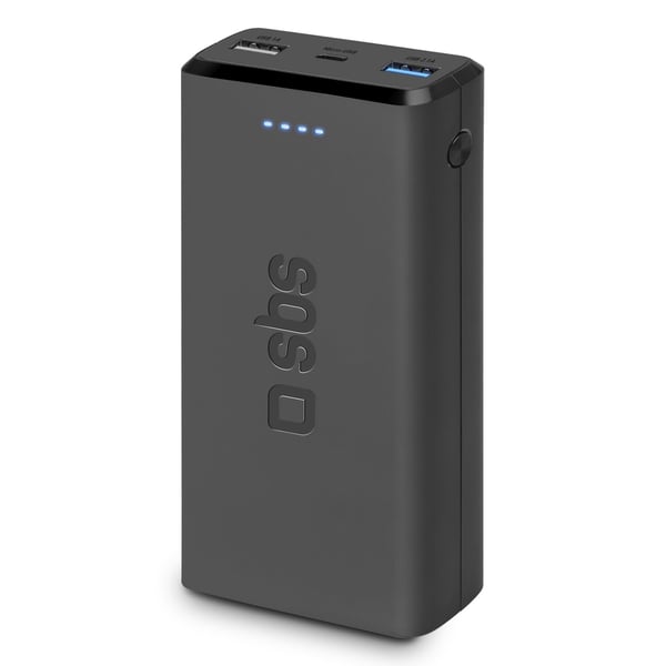 SBS TTBB20000FASTK akku- ja paristolaturi Litium polymeeri (LiPo) 20000 mAh Musta