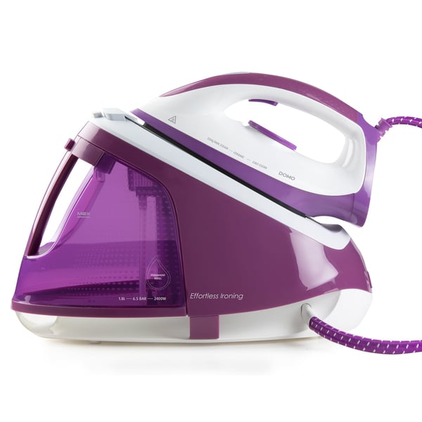 Miniatyrbild 12 av 16: Domo DO7115S 2400 W 1,8 l Keramisk stryksula Violett, Vit