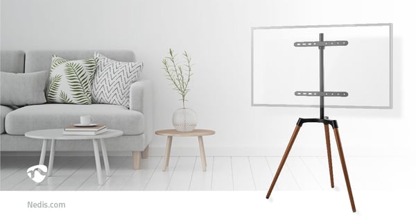 Miniatyrbillede 5 af 17: Nedis TVSM7060BK tv-beslag 165,1 cm (65") Sort, Brun