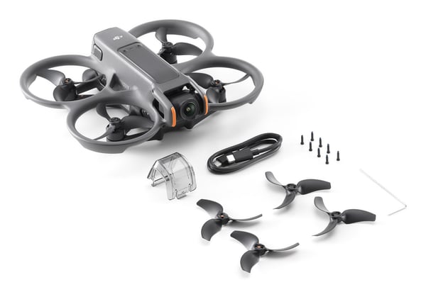 Miniatyrbillede 4 af 5: DJI Avata 2 4 rotorer Quadrokopter 12 MP 3840 x 2880 pixel 2150 mAh Sort
