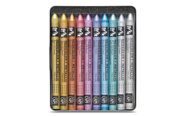 Caran d-Ache Neocolor Vaxkritor Hård Multifärg 10 styck
