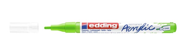 Edding 5300 acrylic marker fine speedmarker Grøn, Gul 1 stk