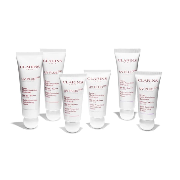 Clarins UV PLUS Anti-Pollution Rose ansigt fugtighedscreme Kvinder 50 ml Gele
