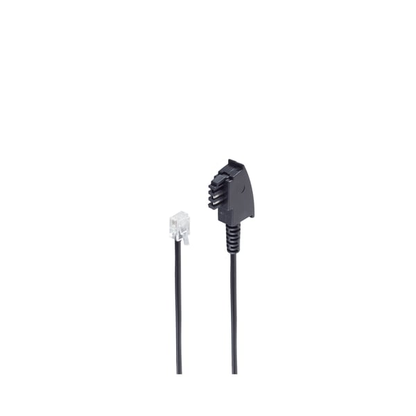 shiverpeaks BS70000-15 telefonkablar 15 m Svart