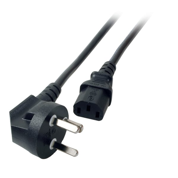EFB Elektronik EK539.1,8 el-ledning Sort 1,8 m Strømstik type K C13 forbinder