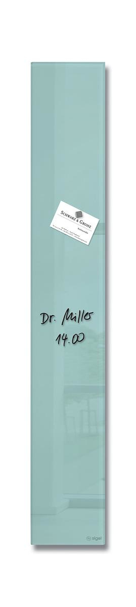 Sigel GL123 magnettavlor Glas 780 x 120 mm Aqua