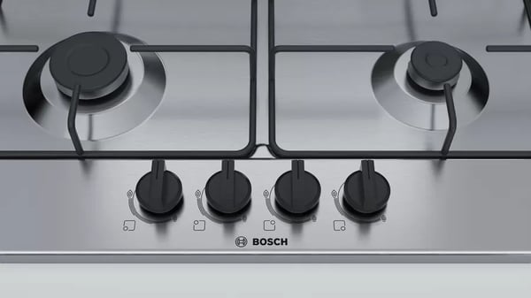 Bosch Serie 4 PGP6B5B86 keittolevy Ruostumaton teräs Kiinteä 60 cm Kaasuliesi 4 alue(tta)