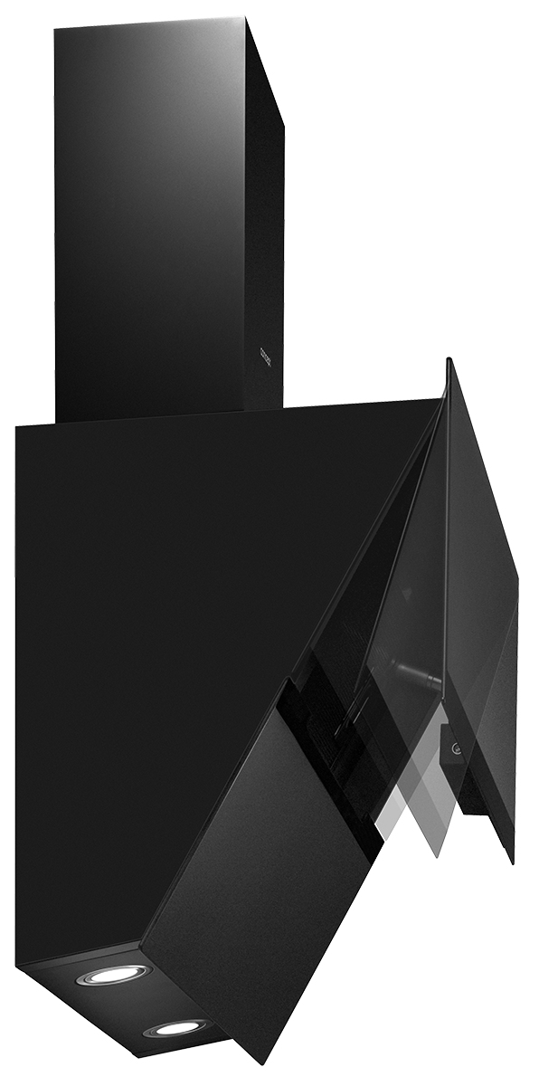 Concept OPK5860BC emhætte Vægmonteret Sort 568,8 m³/t