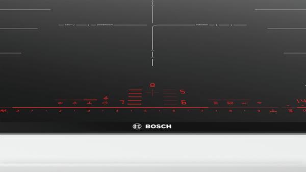 Miniatyrbillede 4 af 4: Bosch Serie 8 PXV975DV1E kogeplade Sort Indbygget Zone induktionskogeplade 5 zone(s)