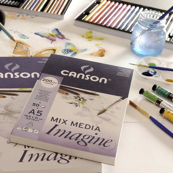 Miniatyrbild 3 av 3: Canson Imagine Konstpapper 25 ark