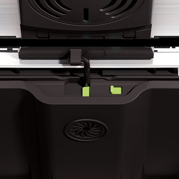 EKO - Europe E-Cube Step Bin 40L Rektangulær Rustfrit stål