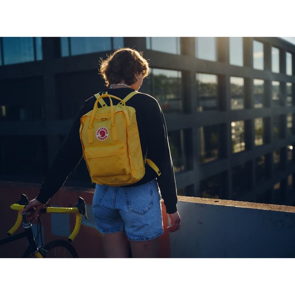Fjällräven Kånken reppu Arkireppu Keltainen Polypropeeni (PP), Vinylon
