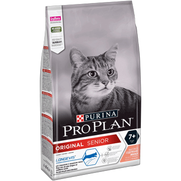 Purina Original Senior torrfoder till katt 3 kg Vuxen Lax