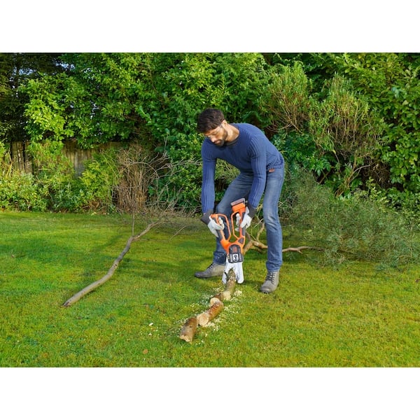 Miniatyrbillede 5 af 8: Black & Decker GKC1000L-QW elektrisk beskærersaks Sort, Orange 10 cm 18 V Lithium-Ion (Li-Ion)
