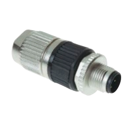 Harting 21 03 212 1305 kabelsamler w. Harax M12 L4 MM12-L Sort, Nikkel