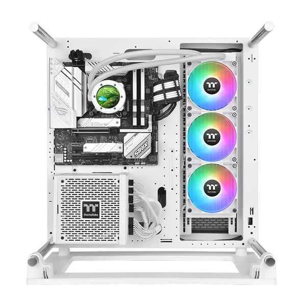 Thermaltake TH360 V2 Ultra ARGB Suoritin Nestejäähdytyspakkaus 36 cm Valkoinen 3 kpl