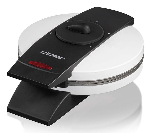 Miniatyrbillede 1 af 11: Cloer Waffle Iron 1621 5 vaffel/vafler 930 W Sort, Grå, Hvid