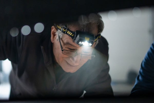 Ledlenser HF6R Work Sort Hovedbånd lommelygte LED