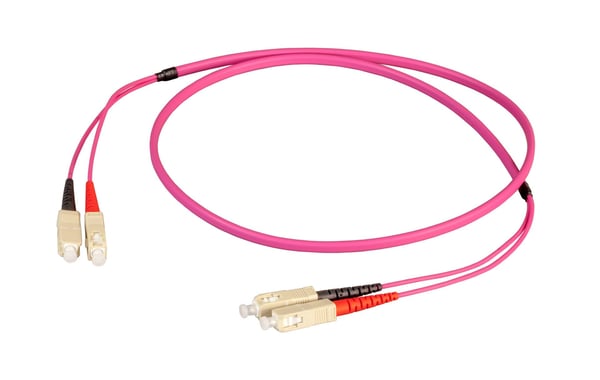 EFB Elektronik O0318FT.7,5 InfiniBand og fiberoptisk kabel 7,5 m 2x SC Lyserød