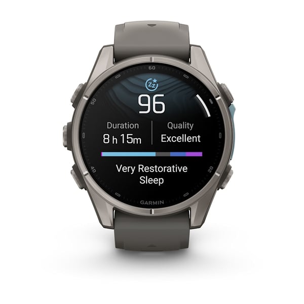 Pikkukuva 8 / 13: Garmin fēnix 9 3,3 cm (1.3") AMOLED 43 mm Digitaalinen 416 x 416 pikseliä Kosketusnäyttö Titaani Wi-Fi GPS (satelliitti)