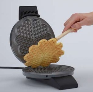 Miniatyrbillede 7 af 7: Cloer 1625 vaffeljern 5 vaffel/vafler 930 W Sort, Grå