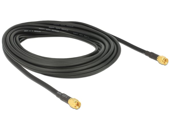 DeLOCK 88893 koaxial kabel LMR195 10 m SMA Sort