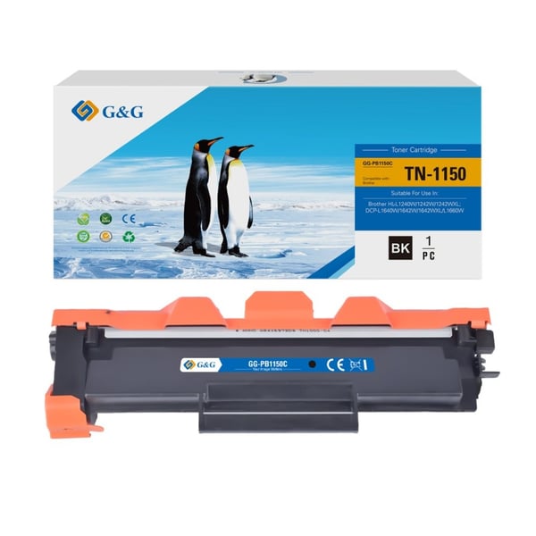 G&G GG-PB1150 värikasetti 1 kpl Yhteensopiva Musta G&G GG-PB1150 värikasetti 1 kpl Yhteensopiva Musta