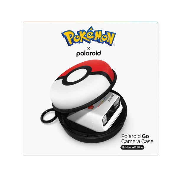 Polaroid Go Pokémon Case Kova kotelo Valkoinen, Musta, Punainen