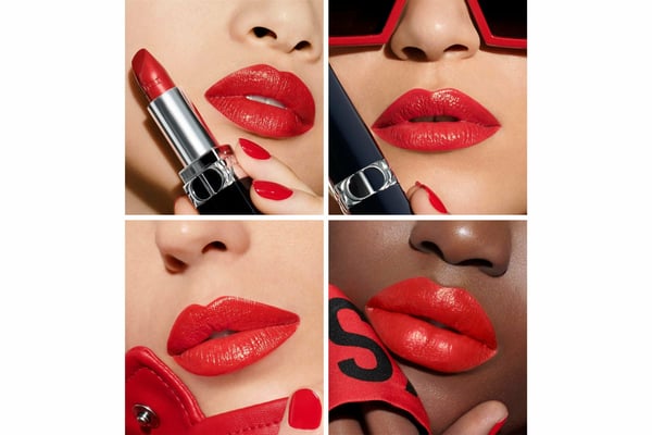 Dior Rouge 3,5 g 999 Metallic Finish Metalliseret