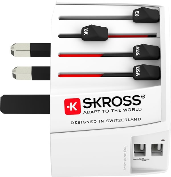 Skross 61664 mobiililaitteen laturi Valkoinen