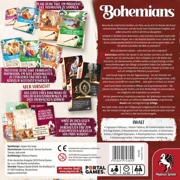 Pikkukuva 3 / 7: Pegasus Bohemians 60 min Korttipeli