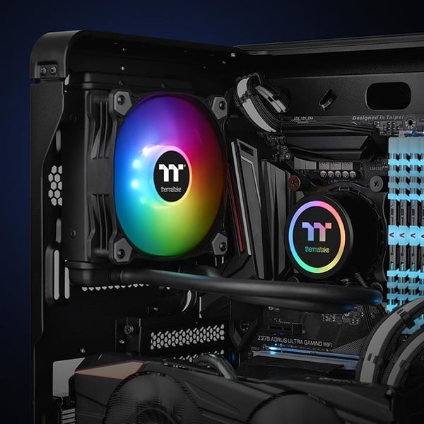 Thermaltake Water 3.0 120 ARGB Sync Processor Alt-i-en væskekøler Sort