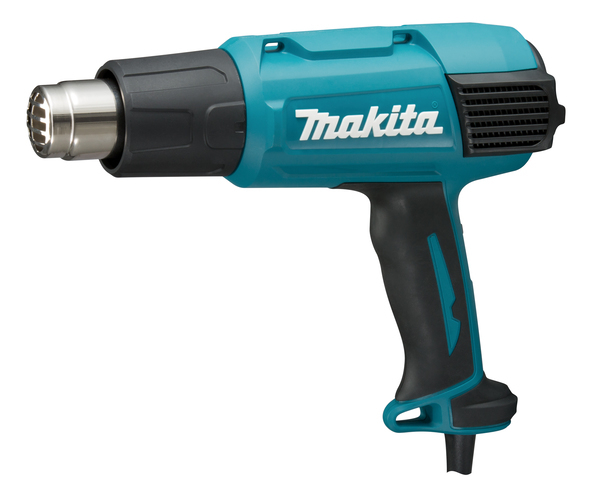 Pikkukuva 1 / 4: Makita HG6031VK kuumailmapistooli 500 l/min 600 °C 1800 W Musta, Sininen