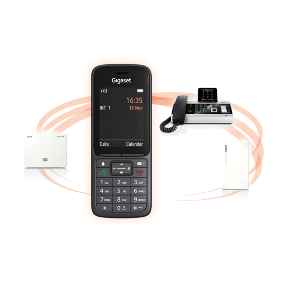 Gigaset SL800H PRO Analog telefon/DECT-telefon Namn och uppringnings-ID Antracit