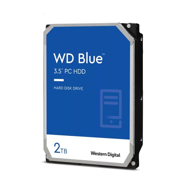 Western Digital Blue interna hårddiskar 2 TB 7200 RPM 256 MB 3.5" SATA