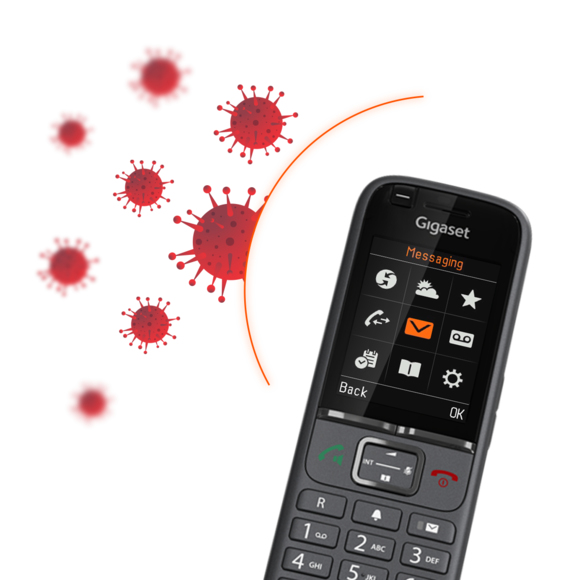 Miniatyrbillede 7 af 8: Gigaset S700H PRO DECT telefon Nummervisning Anthracit