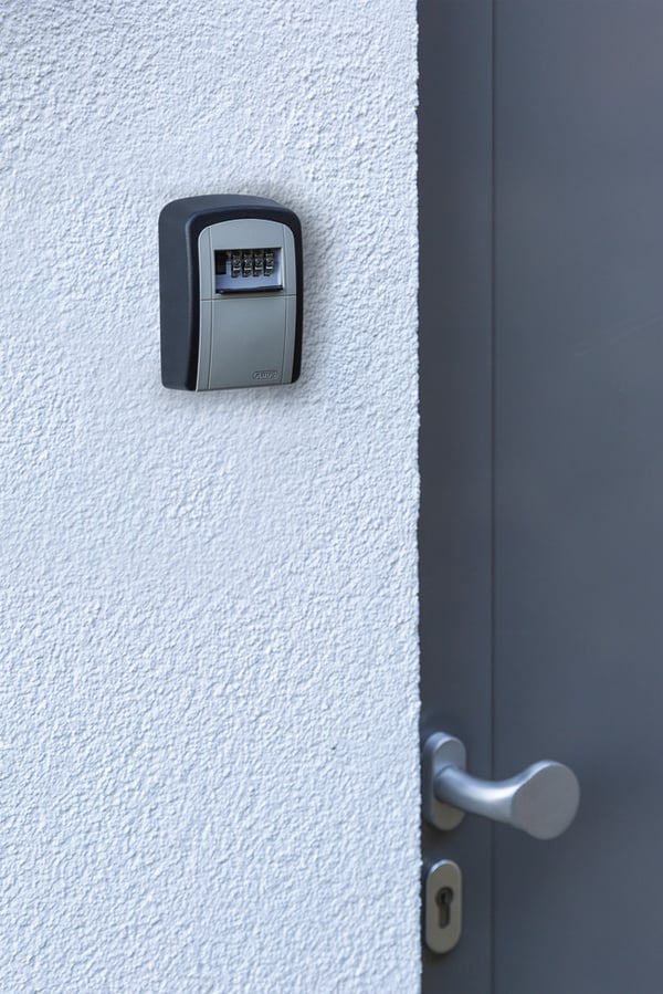 ABUS KeyGarage 707 Alumiini Musta, Hopea
