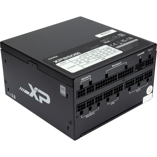 Miniatyrbild 4 av 4: Inter-Tech SAMA XPH-850A strömförsörjningsenheter 850 W 20+4 pin ATX ATX Svart