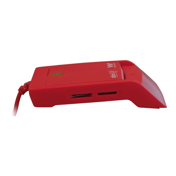 Miniatyrbild 6 av 6: Woxter PE26-148 läsare smarta kort inomhus USB USB 2.0 Röd